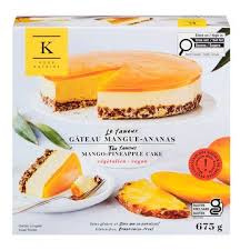 GÂTEAU MANGUE-ANANAS VÉGÉTALIEN S/G 650G
