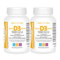 VITAMINE D 1000UI DUO 2X180GEL