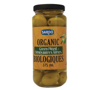 OLIVES VERTES DENOYAUTÉES BIO 375 ML