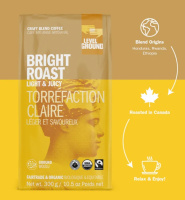 CAFÉ MOULU LÉGER TORRÉFACTION CLAIRE BIO 300G