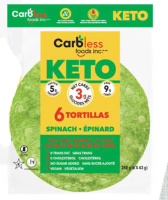 TORTILLAS KETO EPINARD 258G