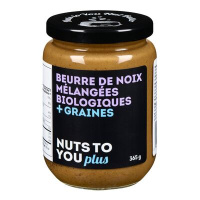 BEURRE DE NOIX ET GRAINES MÉLANGÉES BIOLOGIQUES 365G