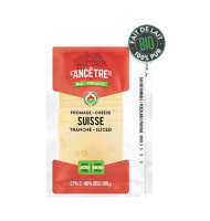 FROMAGE SUISSE TRANCH. BIO 180G