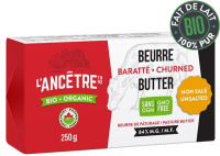 BEURRE NON SALE BIO 250G