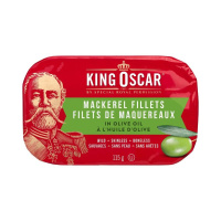 FILETS MAQUEREAUX SANS PEAU & SANS ARÊTES HUILE D'OLIVE 115G