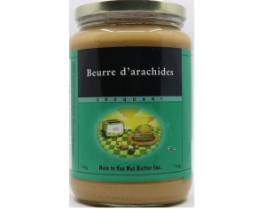 BEURRE ARACHIDE CROQUANT 750G