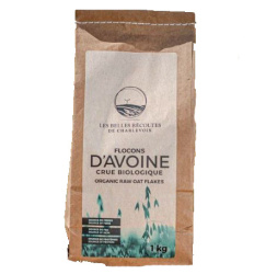 FLOCONS D'AVOINE CRUE BIO 1KG