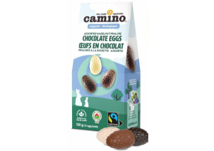 OEUFS CHOCOLAT PRALINES NOISETTE BIO-EQ 150G