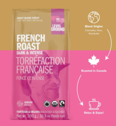 CAFÉ MOULU FONCÉ ET INTENSE TORRÉFACTION FRANÇAISE BIO 300G