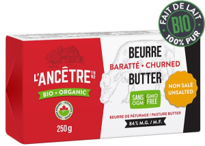 BEURRE NON SALE BIO 250G