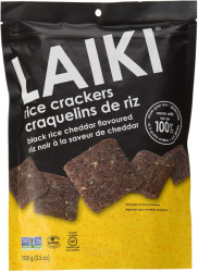 CRAQUELINS RIZ NOIR VÉGÉ CHEDDAR 100G