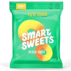 BONBONS RONDELLES PECHES SUR. 50G