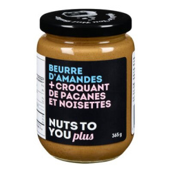 BEURRE AMANDE-NOISETTE-PACANE BIO 365G
