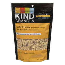 GRANOLA AVOINE ET MIEL AVEC NOIX DE COCO GRILLÉE 312G