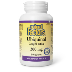 UBIQUINOL ACTIVE COQ10 200MG 60G
