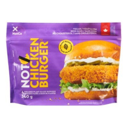 BURGER DE POULET BASE À DE PLANTES 340G