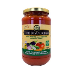 SAUCE TOMATES ET LÉGUMES DU JARDIN BIO 540ML