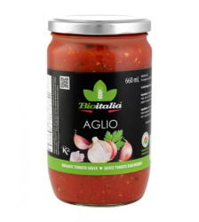 SAUCE TOMATE AGLIO BIO 660ML