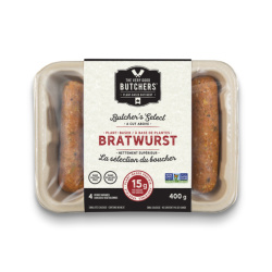SAUCISSE BRATWURST 400G