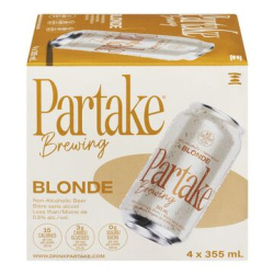 BIERE BLONDE S-ALCOOL 4X355ML