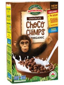 CHOCO CHIMPS BIO 284G