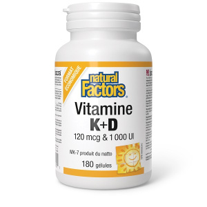 VITAMINE K2 120MCG+D3 1000UI 180G