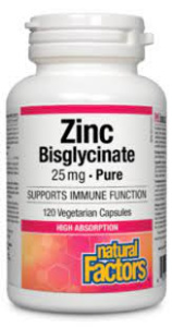 ZINC BISGLYCINATE 25MG 120CAPS