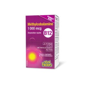METHYLCOBALAMINE B12 1000MCG 210C