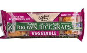 CRAQUELINS RIZ BRUN LEGUMES 100G