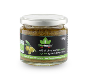 PATE D'OLIVES VERTES BIO 160ML