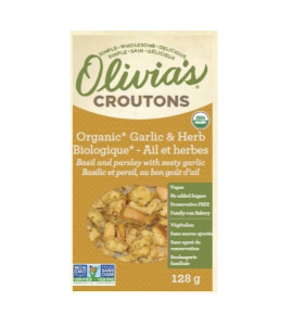 CROUTONS HERBES ET AIL BIO 128G