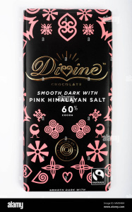 CHOCOLAT NOIR SEL ROSE 85G
