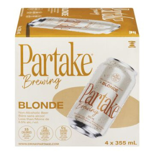 BIERE BLONDE S-ALCOOL 4X355ML