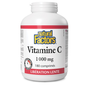 VITAMINE C 1000MG LIBÉRATION LENTE 180COMPR.