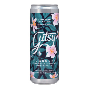 KOMBUCHA GINGEMBRE ET FRAMBOISIER BIO 355ML