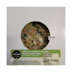 QUICHE POIREAUX COUSCOUS 15CM