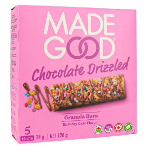 BARRES CONFETTI DRIZZLED CARRES 5X22G